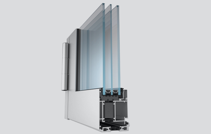 Алюминиевые двери Alutech/Алютех ALT W72 D